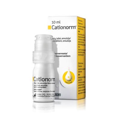 CATIONORM SILMATILGAD 10ML