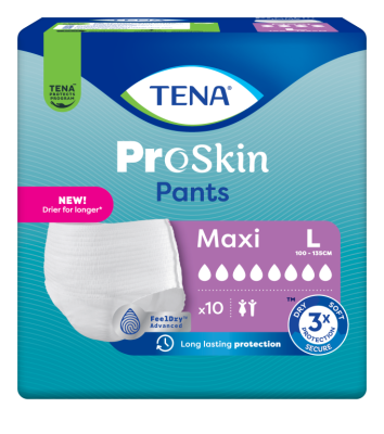 TENA PANTS IMAVAD PÜKSID MAXI L (100-135CM) (2550ml) N10