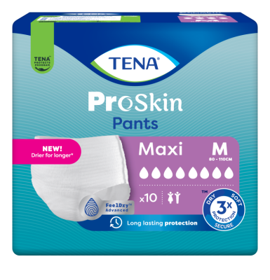 TENA PANTS IMAVAD PÜKSID MAXI M (80-110CM) (2550ml) N10