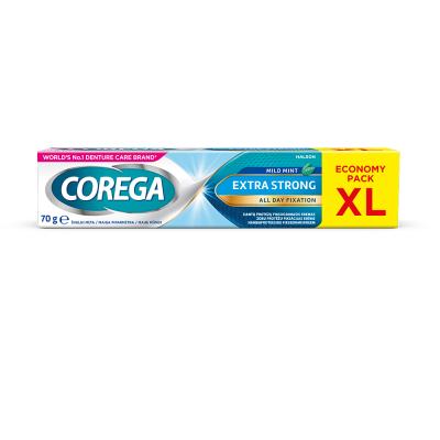 COREGA PROTEESIDE KINNITUSLIIM ERITI TUGEV KINNITUS 70G