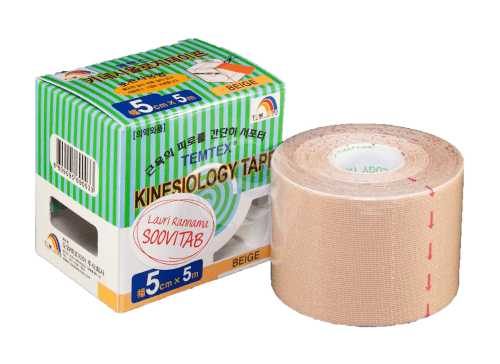 TEMTEX KINESIOTEIP 5CMX5M HELEPRUUN