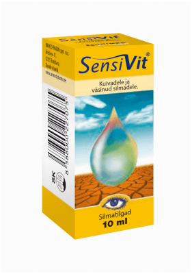 SENSIVIT SILMATILGAD 3MG/ML 10ML