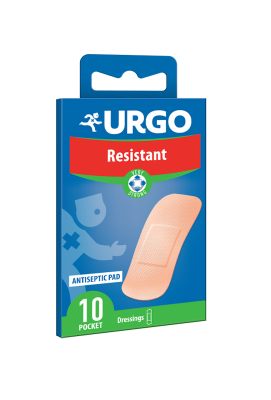 URGO RESISTANT PLAASTER 19X72MM TEKSTIIL NAHAVÄRVI N10