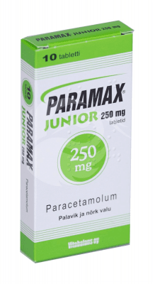 PARAMAX JUNIOR TBL 250MG N10