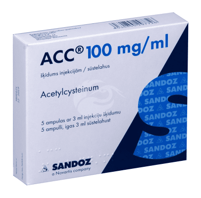 ACC 100 MG/ML SÜSTELAHUS 100MG 1ML 3ML N5