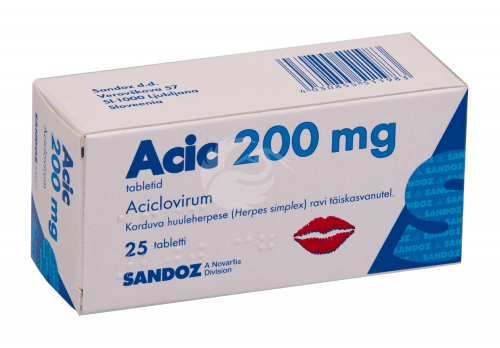ACIC 200 MG TBL 200MG N25
