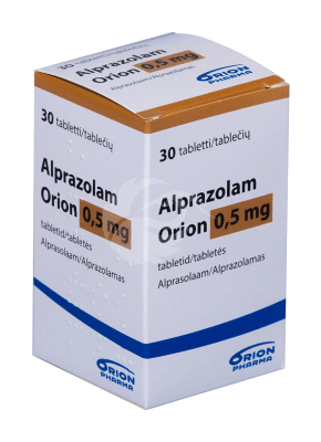 ALPRAZOLAM ORION 0.5 MG TBL 0.5MG N30