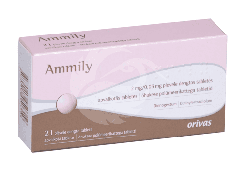 AMMILY 2 MG / 0.03 MG ÕHUKE POLÜMEERKATTEGA TBL 2MG+0.03MG N21