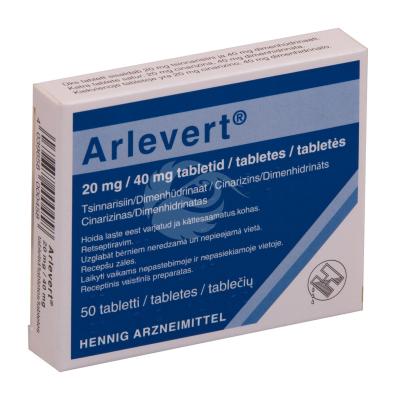ARLEVERT TBL 20MG+40MG N50