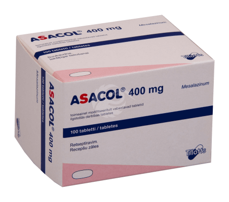 ASACOL 400MG TOIMEAINET MODIFITSEERITULT VABASTAV TBL 400MG N100