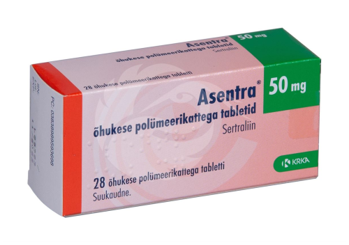 ASENTRA ÕHUKE POLÜMEERKATTEGA TBL 50MG N28
