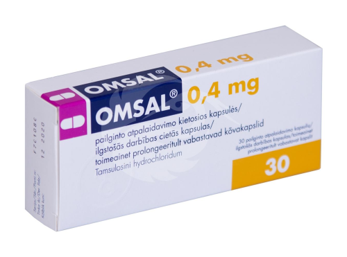 OMSAL TOIMEAINET PROLONGEERITULT VABASTAV KÕVAKAPSEL 0.4MG N30