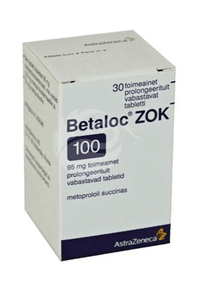 BETALOC ZOK 100 TOIMEAINET PROLONGEERITULT VABASTAV TBL 100MG N30