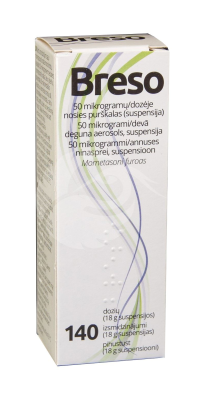 BRESO NINASPREI SUSPENSIOON 50MCG 1ANNUST 140ANNUST N1