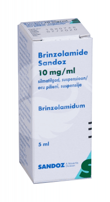 BRINZOLAMIDE SANDOZ SILMATILGAD SUSPENSIOON 10MG 1ML 5ML N1