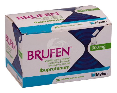 BRUFEN KIHISEVAD GRAANULID 600MG N30