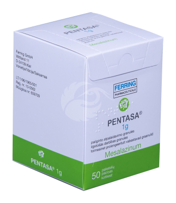 PENTASA 1G TOIMEAINET PROLONGEERITULT VABASTAV GRAANULID 1G N50