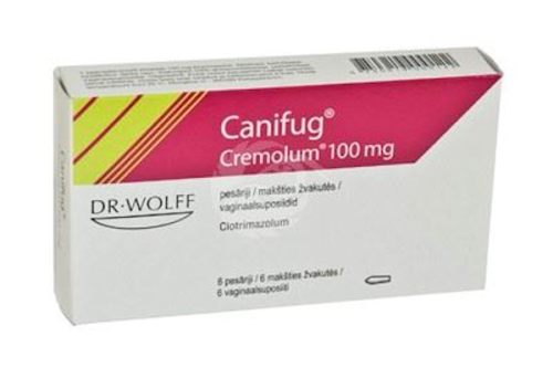 CANIFUG CREMOLUM VAGINAALNE SUPOSIID100MG N6