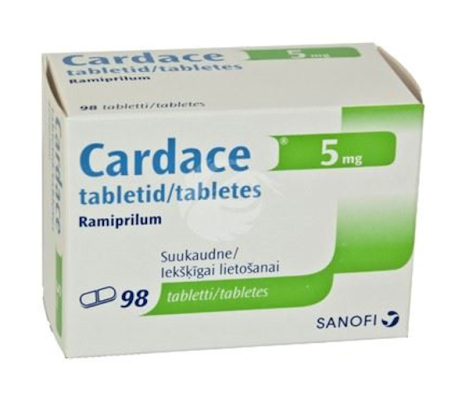 CARDACE 5 MG TBL 5MG N98