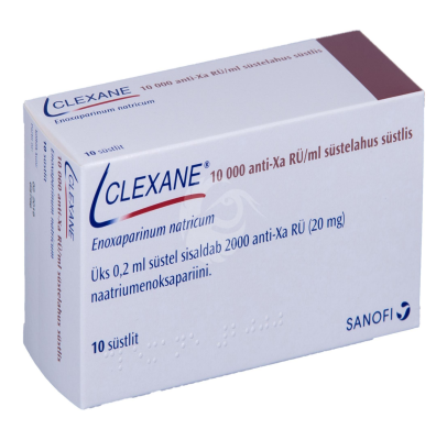 CLEXANE SÜSTELAHUS SÜSTLIS 2000RÜ 0.2ML 0.2ML N10