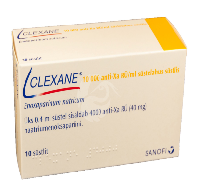 CLEXANE SÜSTELAHUS SÜSTLIS 4000RÜ 0.4ML 0.4ML N10