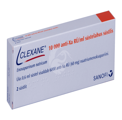 CLEXANE SÜSTELAHUS SÜSTLIS 6000RÜ 0.6ML 0.6ML N2
