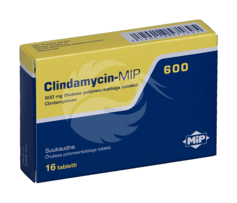 CLINDAMYCIN - MIP 600 ÕHUKE POLÜMEERKATTEGA TBL 600MG N16