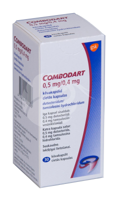 COMBODART KÕVAKAPSEL 0.4MG+0.5MG N30
