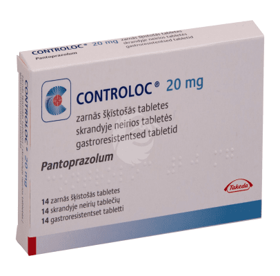 CONTROLOC 20 MG GASTRORESIST TBL 20MG N14