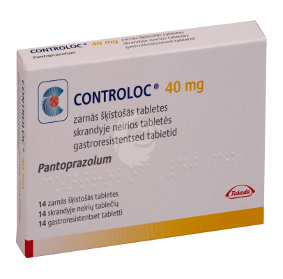 CONTROLOC 40 MG GASTRORESIST TBL 40MG N14