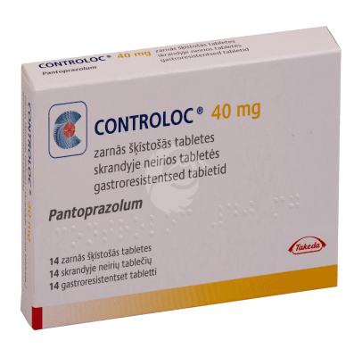 CONTROLOC 40 MG GASTRORESIST TBL 40MG N14