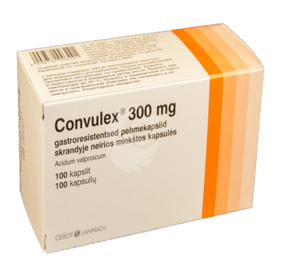 CONVULEX 300 MG GASTRORESIST PEHMEKAPS 300MG N100