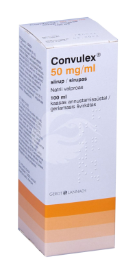 CONVULEX SIIRUP 50MG 1ML 100ML N1