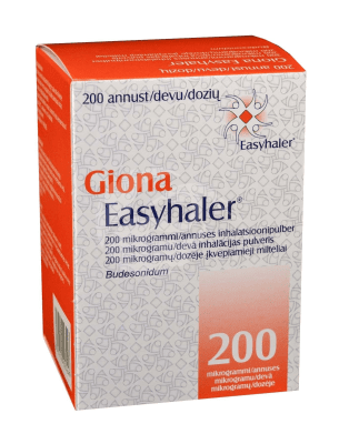 GIONA EASYHALER INHALATSIOONI PULBER 200MCG 1ANNUST 200ANNUST N1