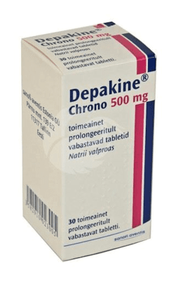 DEPAKINE CHRONO 500 MG TOIMEAINET PROLONGEERITULT VABASTAV TBL 500MG N30