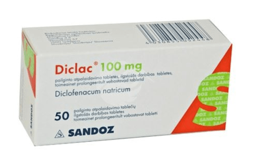 DICLAC 100 MG TOIMEAINET PROLONGEERITULT VABASTAV TBL 100MG N50