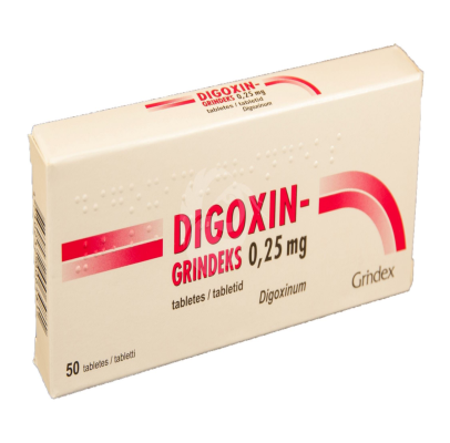 DIGOXIN-GRINDEKS TBL 0.25MG N50