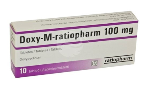 DOXY-M-RATIOPHARM 100 MG TBL 100MG N10