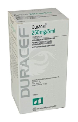DURACEF SUUKAUDNE SUSPENSIOON ENSOONI PULBER 50MG 1ML 100ML N1