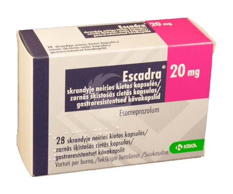 ESCADRA GASTRORESIST KÕVAKAPS 20MG N28