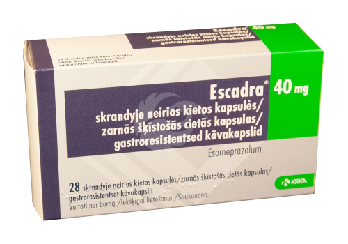 ESCADRA GASTRORESIST KÕVAKAPS 40MG N28