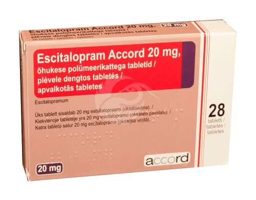 Escitalopram Accord tbl 20mg N28