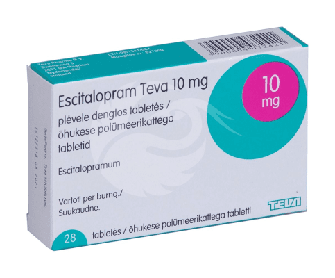 ESCITALOPRAM TEVA ÕHUKE POLÜMEERKATTEGA TBL 10MG N28