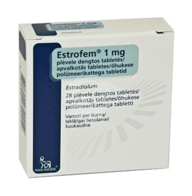 ESTROFEM ÕHUKE POLÜMEERKATTEGA TBL 1MG N28