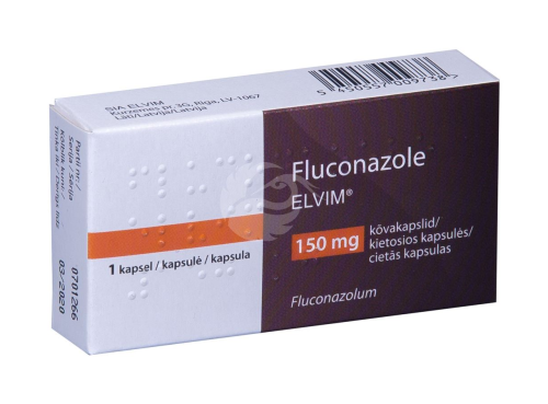 FLUCONAZOLE ELVIM KÕVAKAPSEL 150MG N1