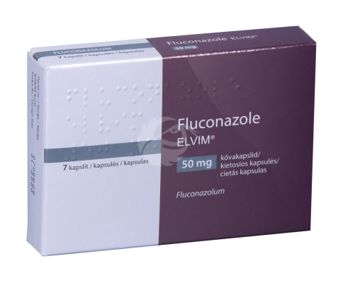 FLUCONAZOLE ELVIM KÕVAKAPSEL 50MG N7