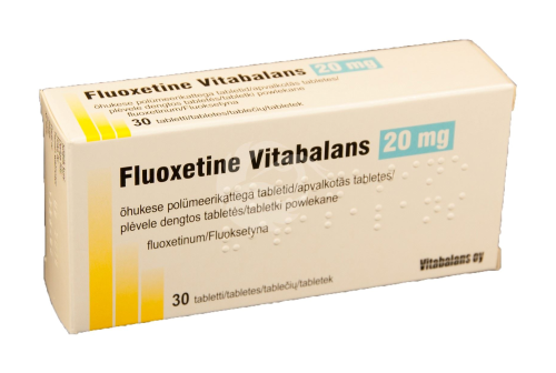 FLUOXETINE VITABALANS ÕHUKE POLÜMEERKATTEGA TBL 20MG N30