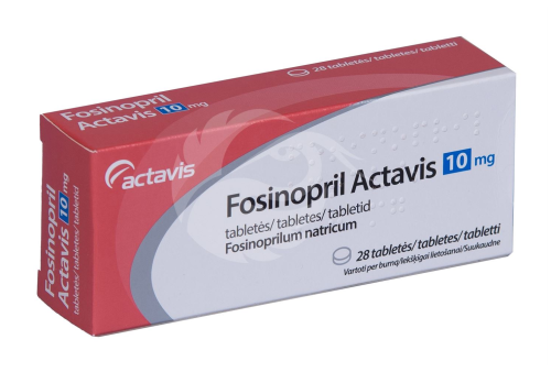 FOSINOPRIL ACTAVIS TBL 10MG N28