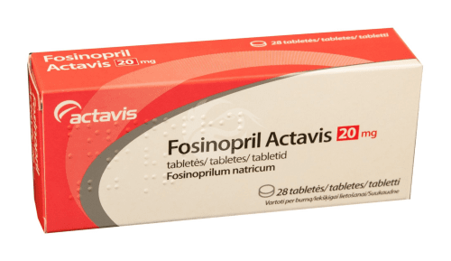 FOSINOPRIL ACTAVIS TBL 20MG N28