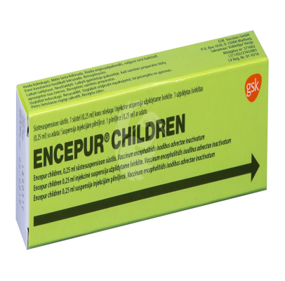 ENCEPUR CHILDREN SÜSTESUSPENSOON SÜSTLIS 0.75MCG 0.25ML 0.25ML N1